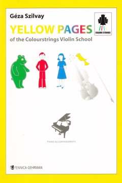 Yellow Pages of the Colourstrings Violin School Piano Accompaniments